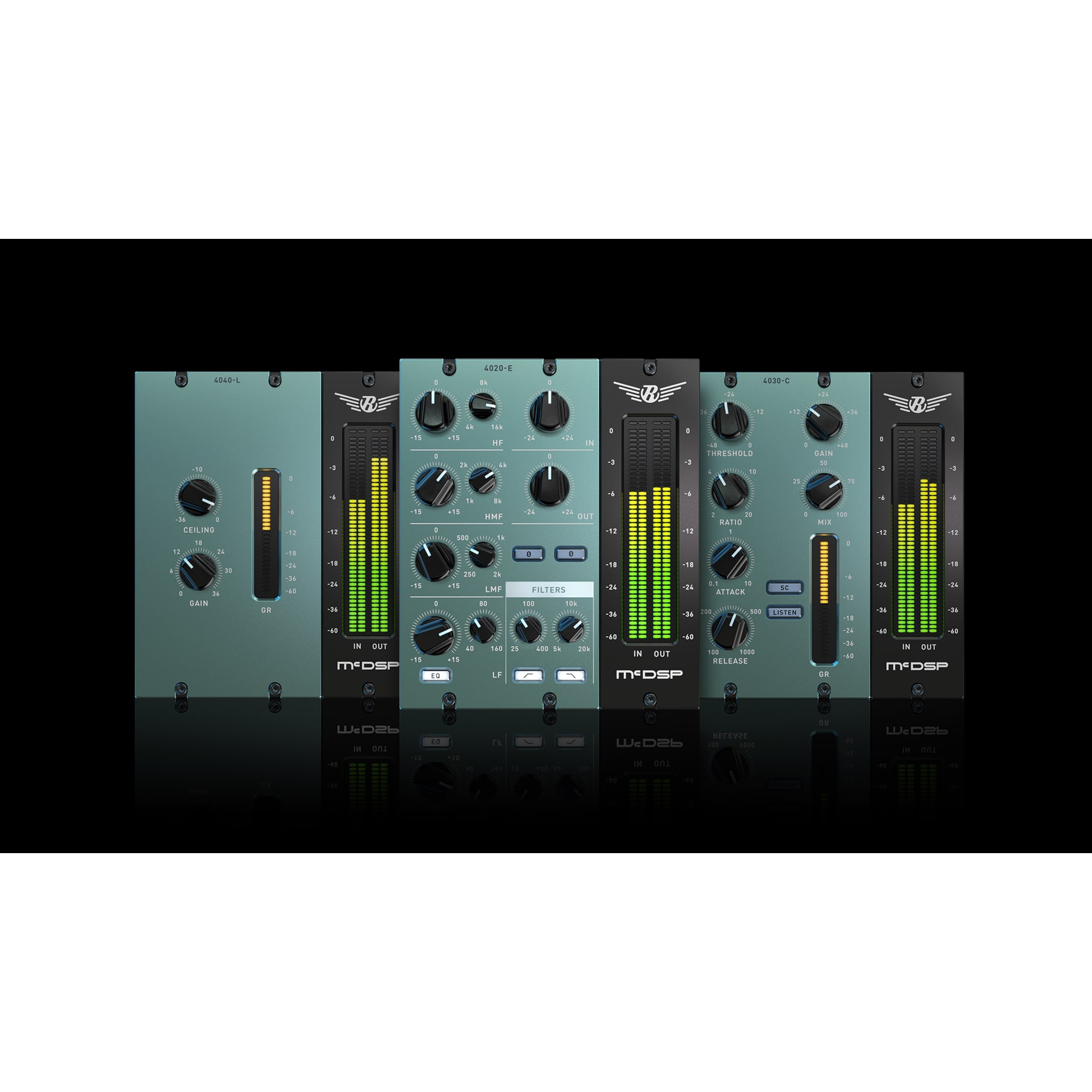 McDSP RetroPack UIs